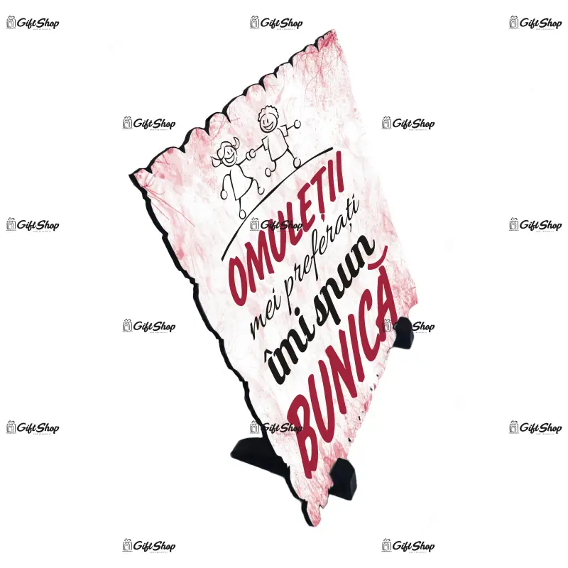 .placheta lemn personalizata dimensiune 188x188 mm